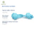 New Dog Bite Not Rotten Teeth Cleaning Dumbbell Molar Elastic Puppy Toy Natural Rubber Pet Toys