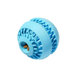 Natural Rubber Leakage Medium-Sized Dog Toy Ball Molar Teeth Cleaning Interactive Self-Hi Relieving Stuffy Hidden Food Pet