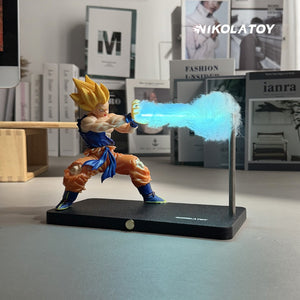 “Kame Pai Qigong Wave” Levitation Night Light Dragon Ball Goku Office Wooden Anime Surroundings Birthday Gift for Boys Girls Friends Creative Ornament