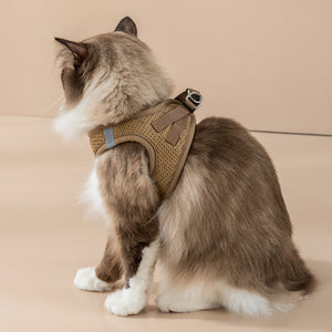 Cat Vest Reflective Leash for Large Harnesses Strong Multicolored Leash Long Belt Soft Handle