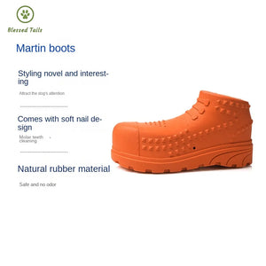 Novelty Molar Simulation Boots Cute Pet Tooth Cleaning Natural Rubber Dog Self-Hi Toy Hot Sale