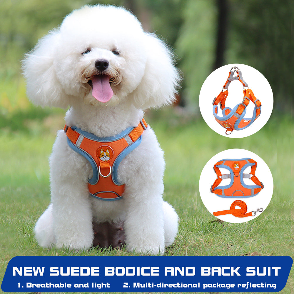 New pet chest strap vest dog strap small dog strap reflective dog traction rope