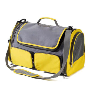 Foldable Portable Pet Carrier Bag, Breathable Car Travel Handheld Cat Carrier Bag for Small Dogs & Cats Pet Supplies