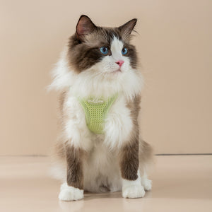 Cat Vest Reflective Leash for Large Harnesses Strong Multicolored Leash Long Belt Soft Handle