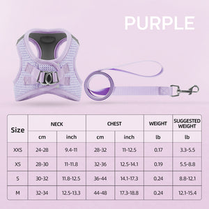 New dog leash vest-style pet chest strap to prevent breaking free cat leash