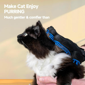 Cat & Dog Grooming Gloves for Shedding - Efficient Deshedding Pet Grooming Free gloves are essential for cats and dogs to take a bath and clean