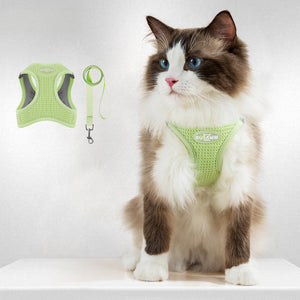 Cat Vest Reflective Leash for Large Harnesses Strong Multicolored Leash Long Belt Soft Handle