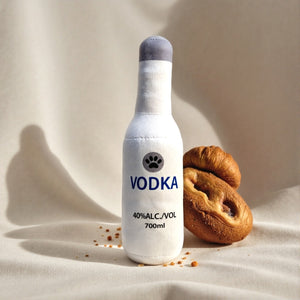 Dog toys simulation wine bottle chewing and chewing self hi dog and cat plush toys teeth grinding teeth sound toys