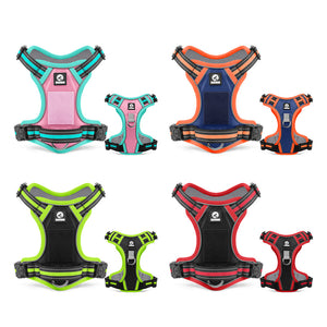 Anti-break-free + AirTag + reflection-Dog leash, anti-breaking, large dog chest strap reflective medium and large dog dog leash outdoor dog