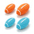 Teething rugby ball puppy toys pet dog interactive training vocal cleaning teeth bite not broken natural rubber