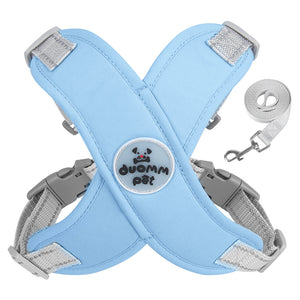 Dog leash, pet chest strap, anti-breaking and breaking away, Shiba Inu vest-style reflective outdoor dog walking leash