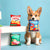 Dog toys new crisp doll teething toys with sound inside bite-resistant self-high dog toys
