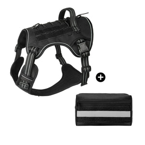 Dog chest back outdoor medium and large dog multifunctional tactical vest explosion-proof big dog leash dog chest back