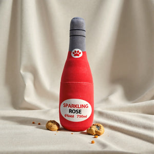 Dog toys simulation wine bottle chewing and chewing self hi dog and cat plush toys teeth grinding teeth sound toys