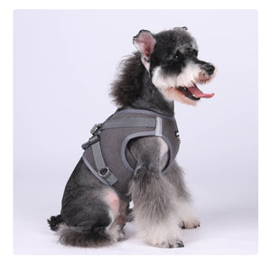 Cat and dog universal+AirTag protective cover+three piece anti loss chest harness set (anti loss, lightweight and comfortable, universal design)