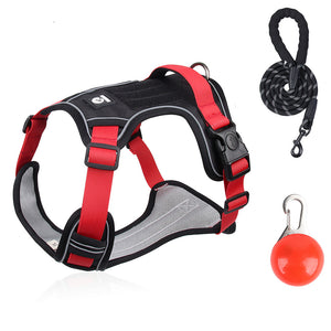 Dog leash explosion-proof large dog chest strap reflective large dog dog leash vest outdoor dog walking leash