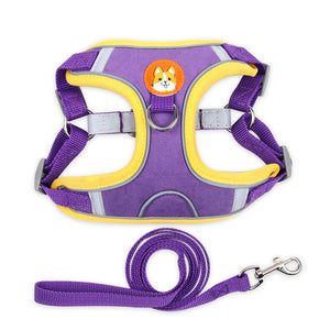 New pet chest strap vest dog strap small dog strap reflective dog traction rope
