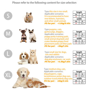Dog cushion sleeping cat blanket pet cushion winter padded warm cotton floor cushion nest small and medium-sized dog hair