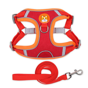 New pet chest strap vest dog strap small dog strap reflective dog traction rope