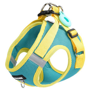 Cat and dog universal+AirTag protective cover+three piece anti loss chest harness set (anti loss, lightweight and comfortable, universal design)