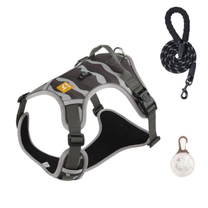 Dog leash explosion-proof large dog chest strap reflective large dog dog leash vest outdoor dog walking leash
