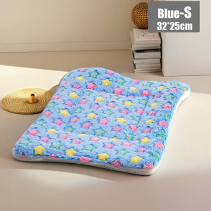 Dog cushion sleeping cat blanket pet cushion winter padded warm cotton floor cushion nest small and medium-sized dog hair
