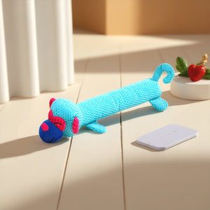Long plush dog vocal teething pet toys pet supplies cat dog toys dog dog supplies