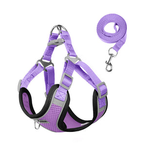 New pet chest strap vest dog strap small dog strap reflective dog traction rope