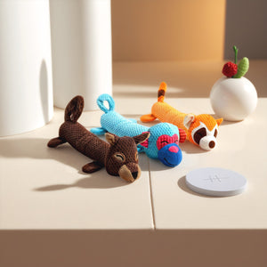 Long plush dog vocal teething pet toys pet supplies cat dog toys dog dog supplies