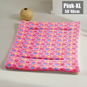 Dog cushion sleeping cat blanket pet cushion winter padded warm cotton floor cushion nest small and medium-sized dog hair