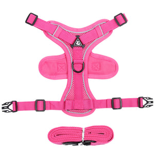 New dog leash vest-style chest strap reflective breathable cat walking leash dog leash pet leash
