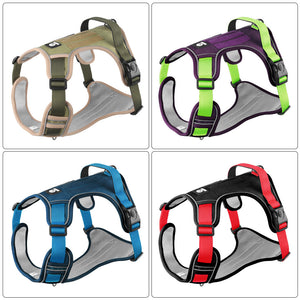 Dog leash explosion-proof large dog chest strap reflective large dog dog leash vest outdoor dog walking leash