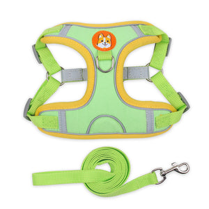 New pet chest strap vest dog strap small dog strap reflective dog traction rope