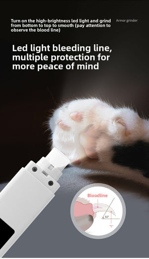 Pet nail grinder pet nail clipper pet nail clipper cat nail clipper cleaning beauty dog cat nail clipper