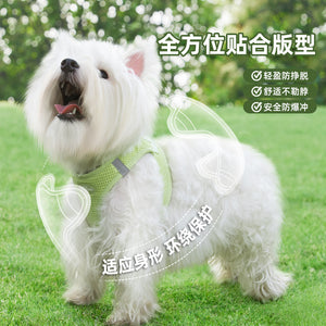 New dog leash vest-style pet chest strap to prevent breaking free cat leash