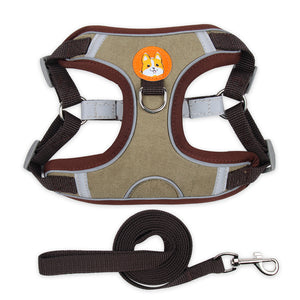 New pet chest strap vest dog strap small dog strap reflective dog traction rope