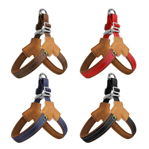 New dog chest and back small and medium-sized dog leash pet corgi bia bear leash outdoor reflective dog walking leash