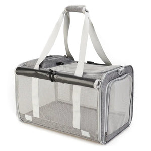 Pet Bag Portable Bag for Outings Foldable Car Shoulder Portable Cat Bag Large Capacity Two Cat Outing Bag