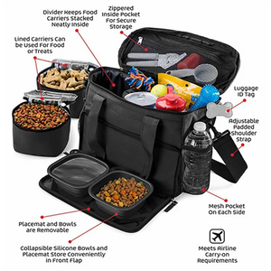 1pcs Outdoor Dog Travel Bag Pet Travel Set Organizer Multi-functional dog training bag dog cat training accessories