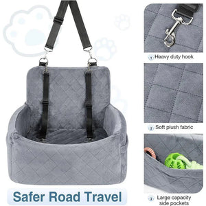 Car Kennel Puppy Car Ride Artifact Dog Nest Pet Pad Front and Rear Row Dog Out Safety Seat
