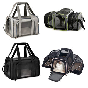 Prodigen Cat Carrier Dog Carriers for Small Dogs Soft Slided Airline Approved Collapsible Pet Travel Carrier, Small