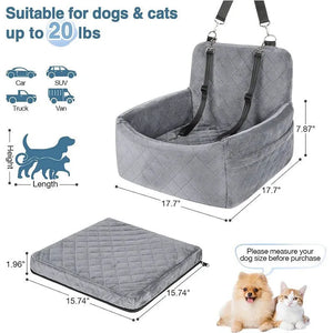 Car Kennel Puppy Car Ride Artifact Dog Nest Pet Pad Front and Rear Row Dog Out Safety Seat