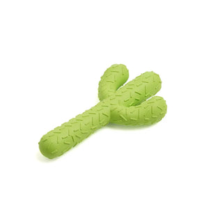 Natural Rubber Spineless Cactus Dog Toy - Green Teeth Cleaning Self-Heeling Toy | Large Dog Simulation Pet Supplies (234g)