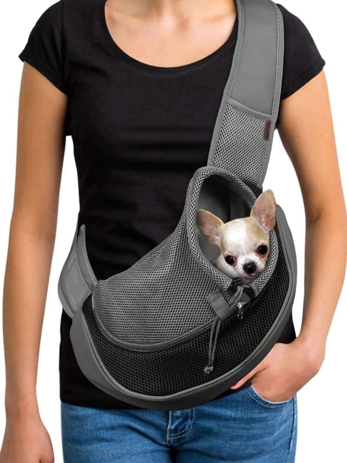 Dog Bag Pet Puppy Carrier S/L Outdoor Travel Dog Shoulder Bag Mesh Oxford Sling Handbag Tote Pouch Yorkie Chihuahua Holder