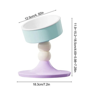 Cat Food Bowl Adjustable Dog Bowl With Stand Rotatable Anti Vomiting Protect Pets Spine Feeding Supplie For Puppy