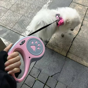 3/5M Dog Leash For Small Medium Large Dogs Cat Puppy Lead Extending Automatic Retractable Outdoor Walking Pet Labrador Supplies