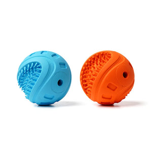 Vocalization Bite- Wear-Resistant Squall Ball Molar Teeth Cleaning Interactive Dog Toy Natural Rubber Pet Toys