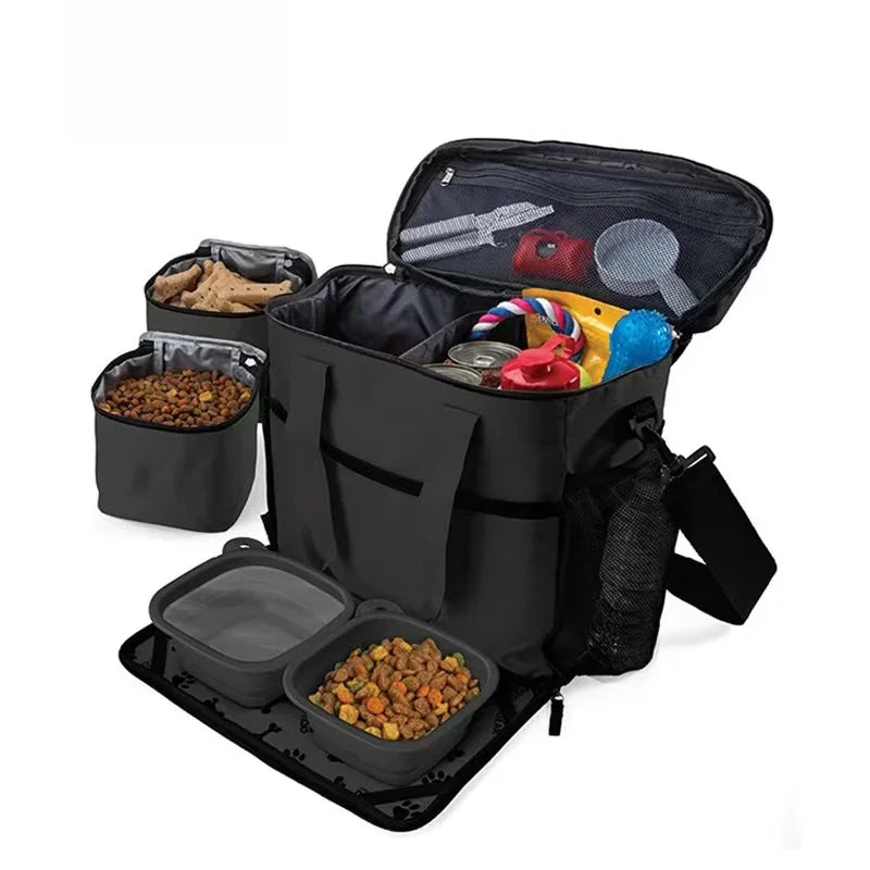 1pcs Outdoor Dog Travel Bag Pet Travel Set Organizer Multi-functional dog training bag dog cat training accessories