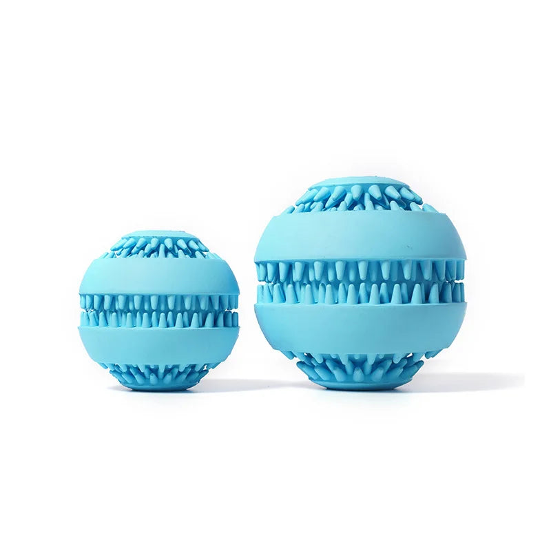 Natural Rubber Leakage Medium-Sized Dog Toy Ball Molar Teeth Cleaning Interactive Self-Hi Relieving Stuffy Hidden Food Pet
