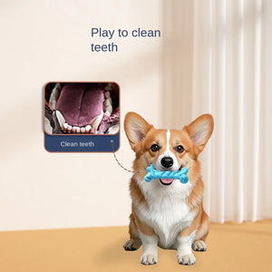 Chewable Teething Hot Sale Indestructible Realistic Bone Dog Natural Rubber Pet Toy